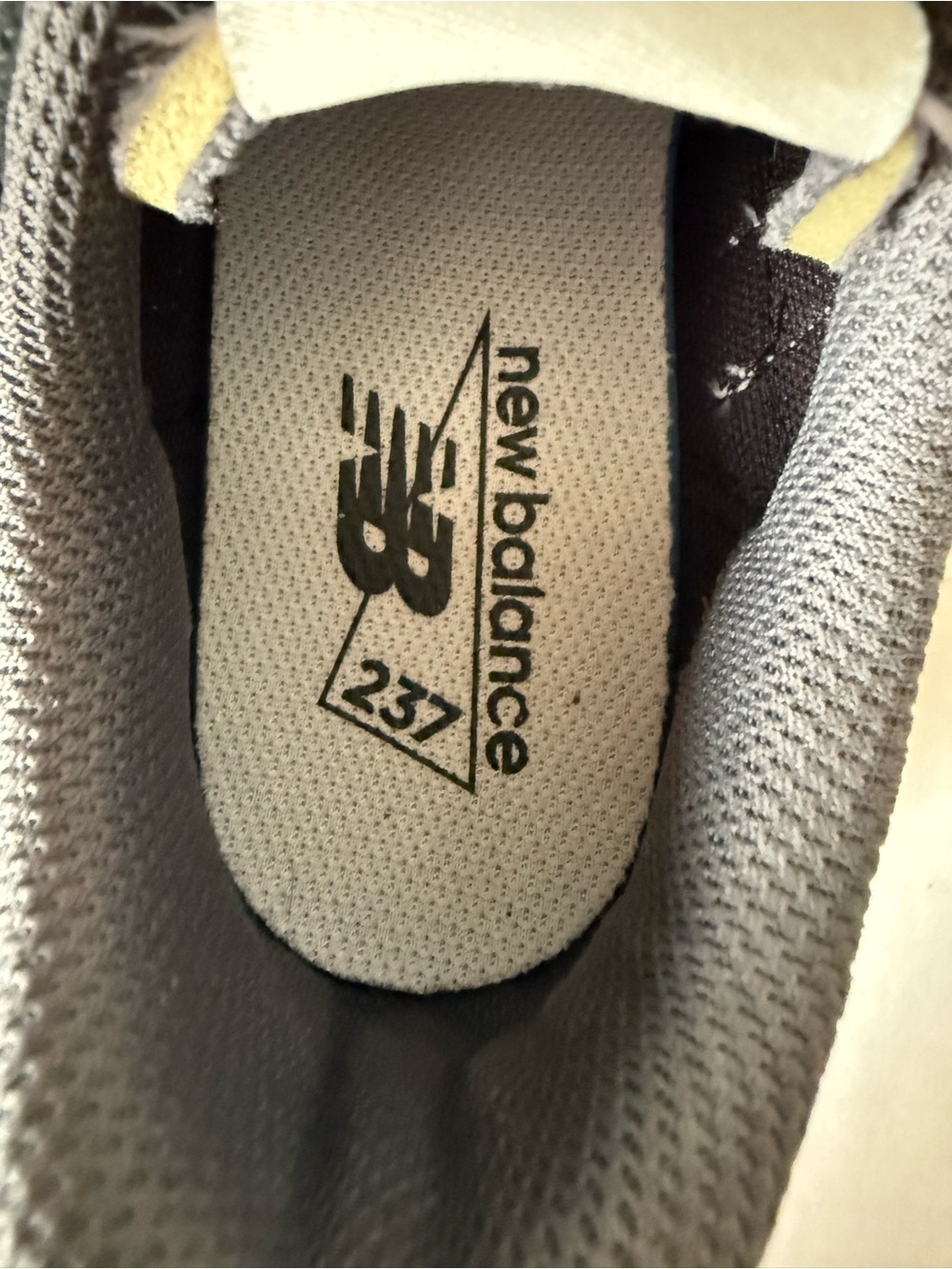 New Balance 237 Sneakers in Gray and White - Picture 3 of 5